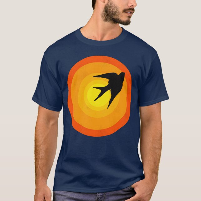 Caged Bird Sunrise gift vintage T-Shirt (Front)