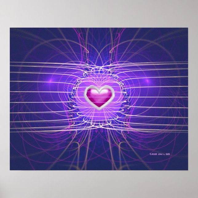 Caged Heart (20x16) Poster (Front)
