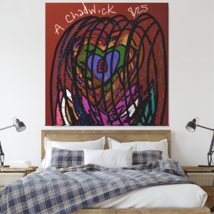Caged Heart Canvas Print