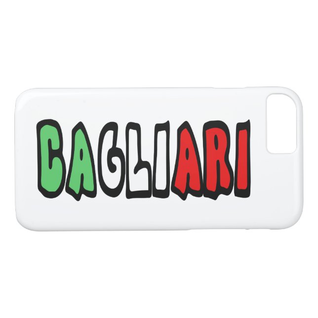 Cagliari Case-Mate iPhone Case (Back (Horizontal))