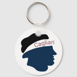 Cagliari italian  keychain