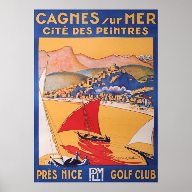CAGNES SUR MER POSTER (Front)