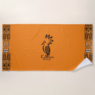 Cagou Style Beach Towel