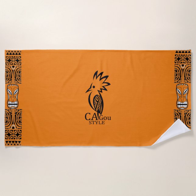 Cagou Style Beach Towel (Front)