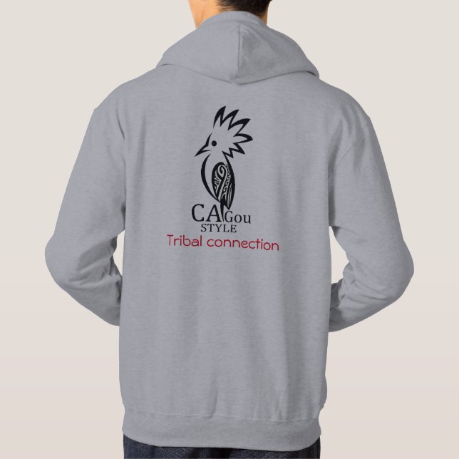 Cagou Style Hoodie Sweatshirt (Back)