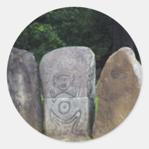 Caguana Indian Park PR Classic Round Sticker