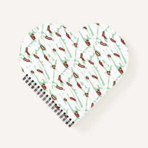 Cahier à coeur mignon Journal esthétique romanti