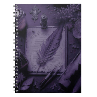 Cahier à couverture gothique