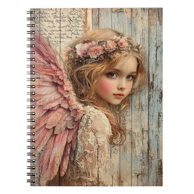 Cahier à reliure spirale Ange Mignon (Devant)