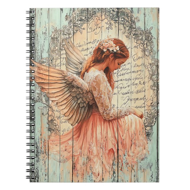 Cahier à reliure spirale Ange Mignon (Devant)