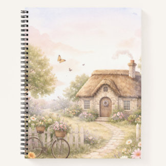 Cahier à reliure spirale Cottage Campagne Cosy