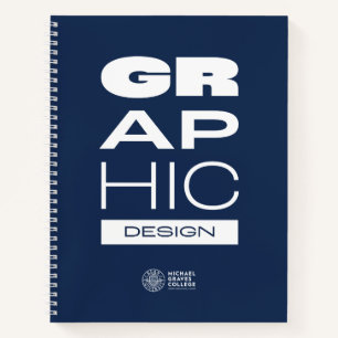 Cahier à reliure spirale de conception graphique K