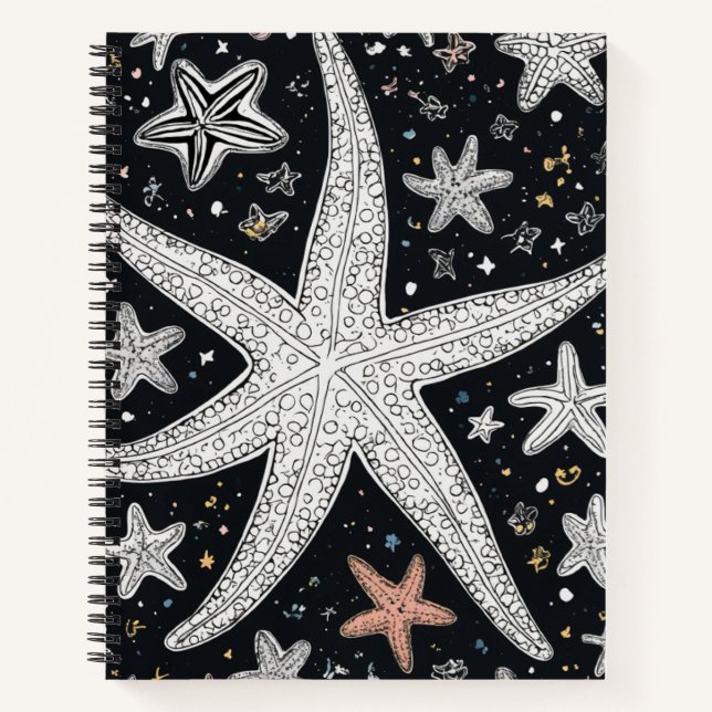 Cahier à reliure spirale étoile unique – Conceptio (Devant)