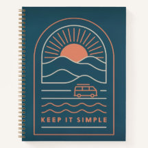 Cahier à reliure spirale « Keep It Simple »