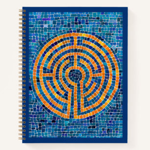 Cahier à reliure spirale LABYRINTHE IV 21,59x27,94