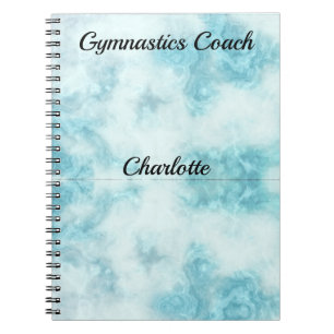 Cahier à reliure spirale personnalisé pour entraîn