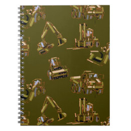 Cahier à reliure spirale pour équipement lourd pou