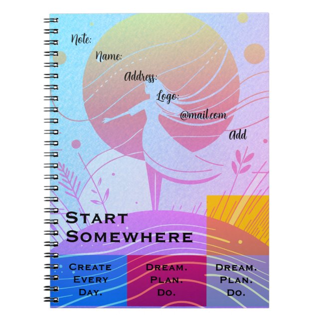 Cahier à spirale  (Devant)