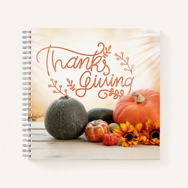 Cahier à spirale 21,59 cm x 21,59 cm (Devant)