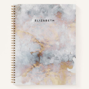 Cahier à spirale abstrait aquarelle