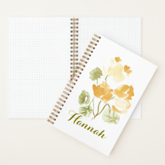 Cahier à spirale Blooms Jaune