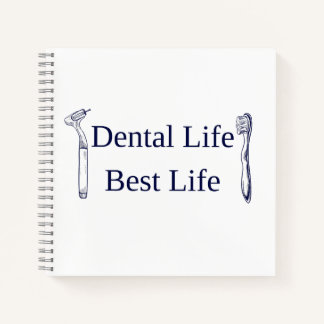 Cahier à spirale carré Dental Life Best Life | Har