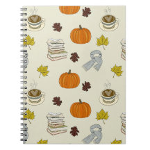 Cahier à spirale Cozy Autumn Books & Coffee