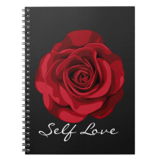 Cahier à spirale d'amour de soi