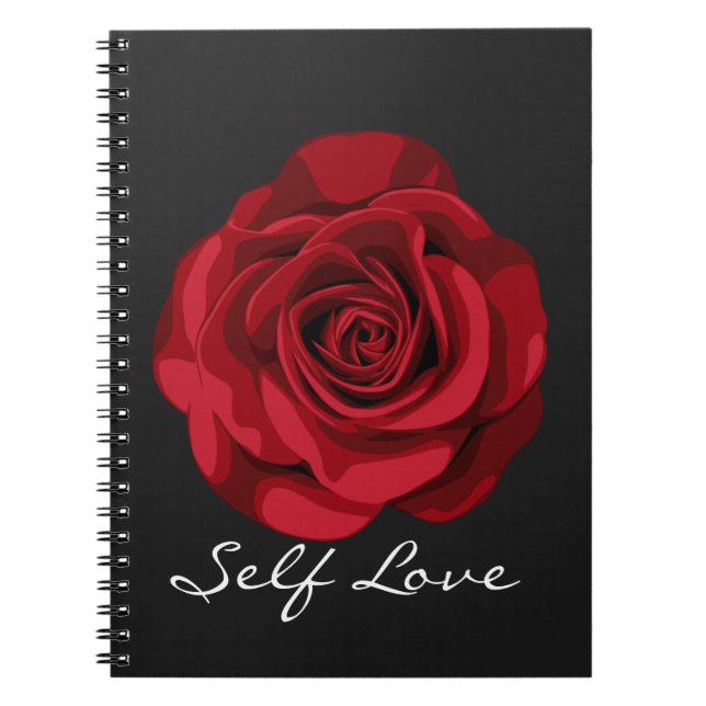 Cahier à spirale d'amour de soi (Devant)