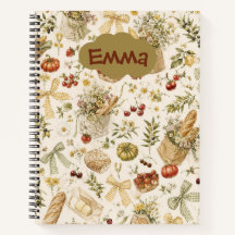 Cahier à spirale de jardin botanique