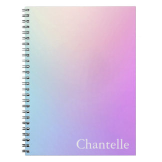 Cahier à spirale esthétique pastel rêveur