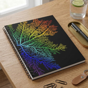 Cahier à spirale Fierté Algue Arc-en-ciel