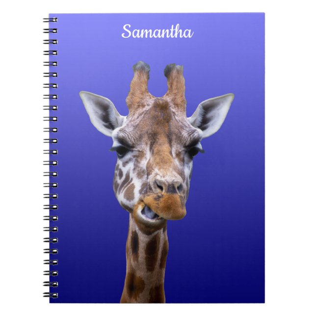 Cahier à spirale girafe (Devant)