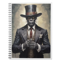 Cahier à spirale gothique Baron Samedi