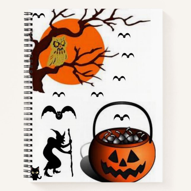 Cahier à spirale Halloween (Devant)