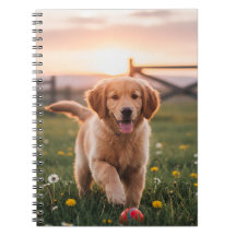 Cahier à spirale Happy Puppy