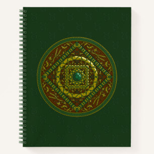 Cahier à spirale Mandala du Taureau