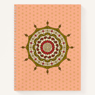 Cahier à spirale Mehndi Fantasy Gold
