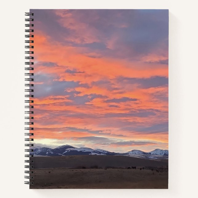Cahier à spirale Painted Sky (Devant)