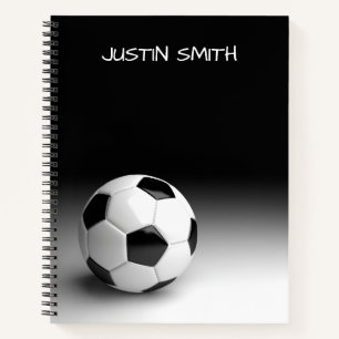 Cahier à spirale personnalisé Ballon de Football