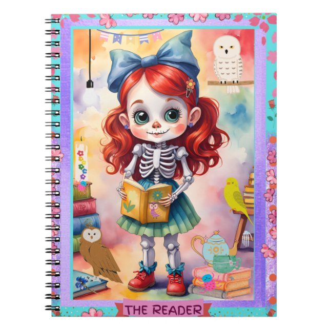 Cahier à spirale photo Kids Cute Tarot The Reader (Devant)