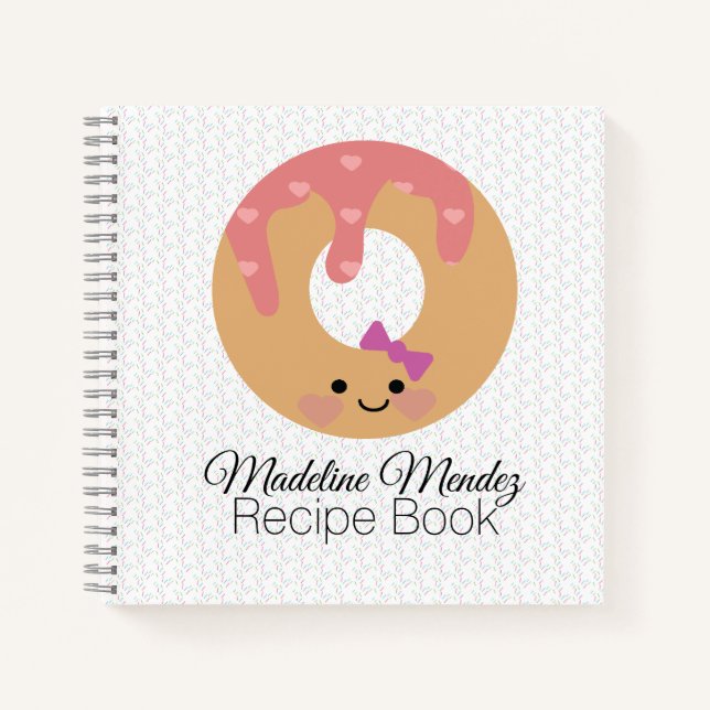 Cahier à spirale pour enfants de recettes de beign (Devant)