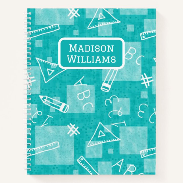 Cahier à spirale pour enfants de retour à l'école (Devant)