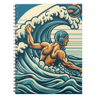 Cahier à spirale pour joueur de water-polo