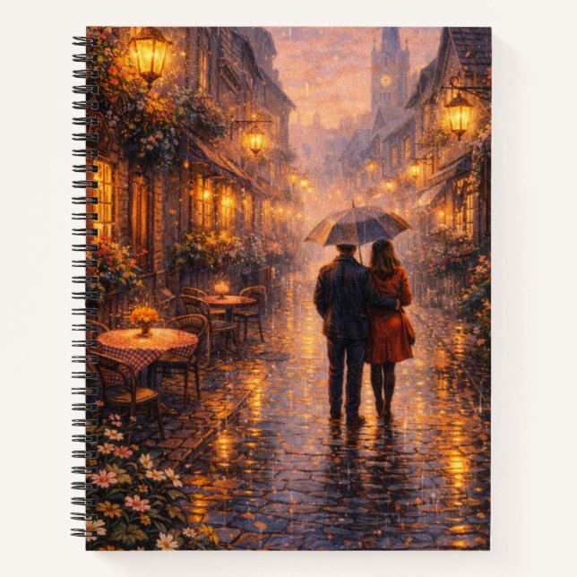 Cahier à spirale romantique (Devant)