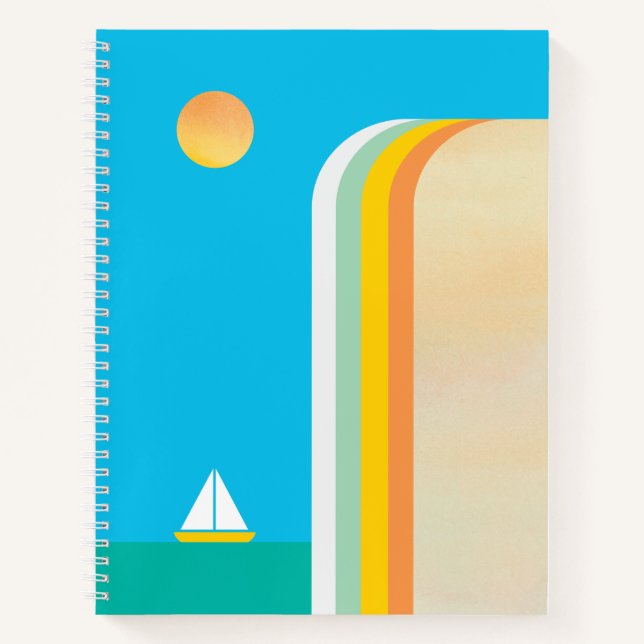 Cahier à spirale Smooth Sailin (Devant)