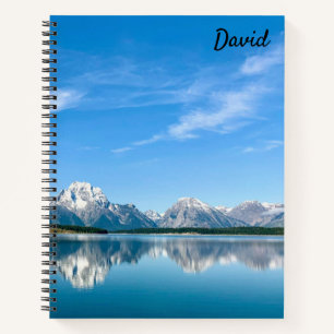 Cahier à spirale sur le thème de la montagne Grand