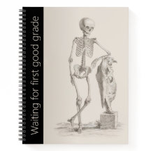 Cahier à spirale universitaire drôle de l'école de