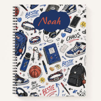 Cahier à spirales Bestie Doodle