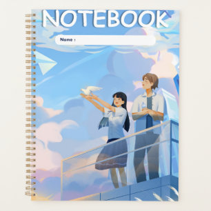 Cahier "Anime Sky"   Moments paisibles d'étudiant